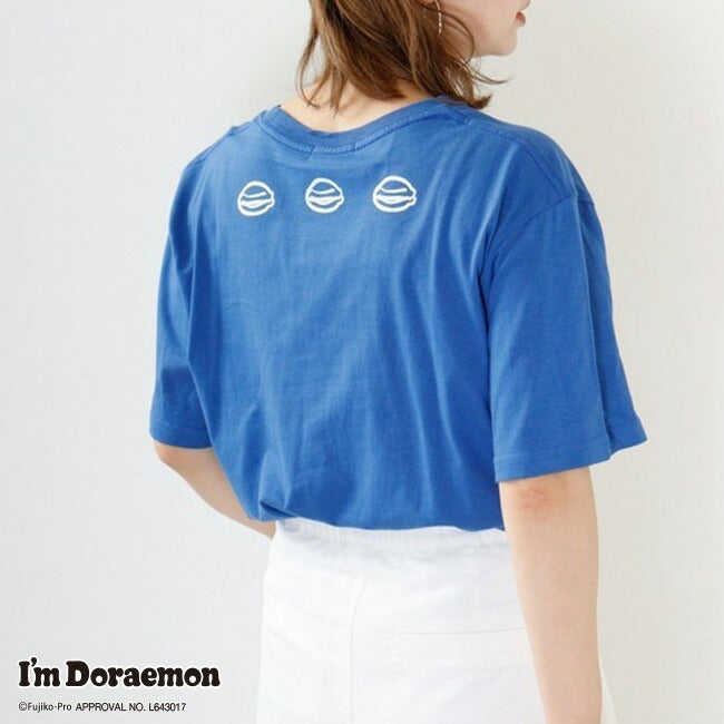 アイム ドラえもん Tシャツ 半袖 フェイス プリント I'm Doraemon メンズ レディース dr1132-421