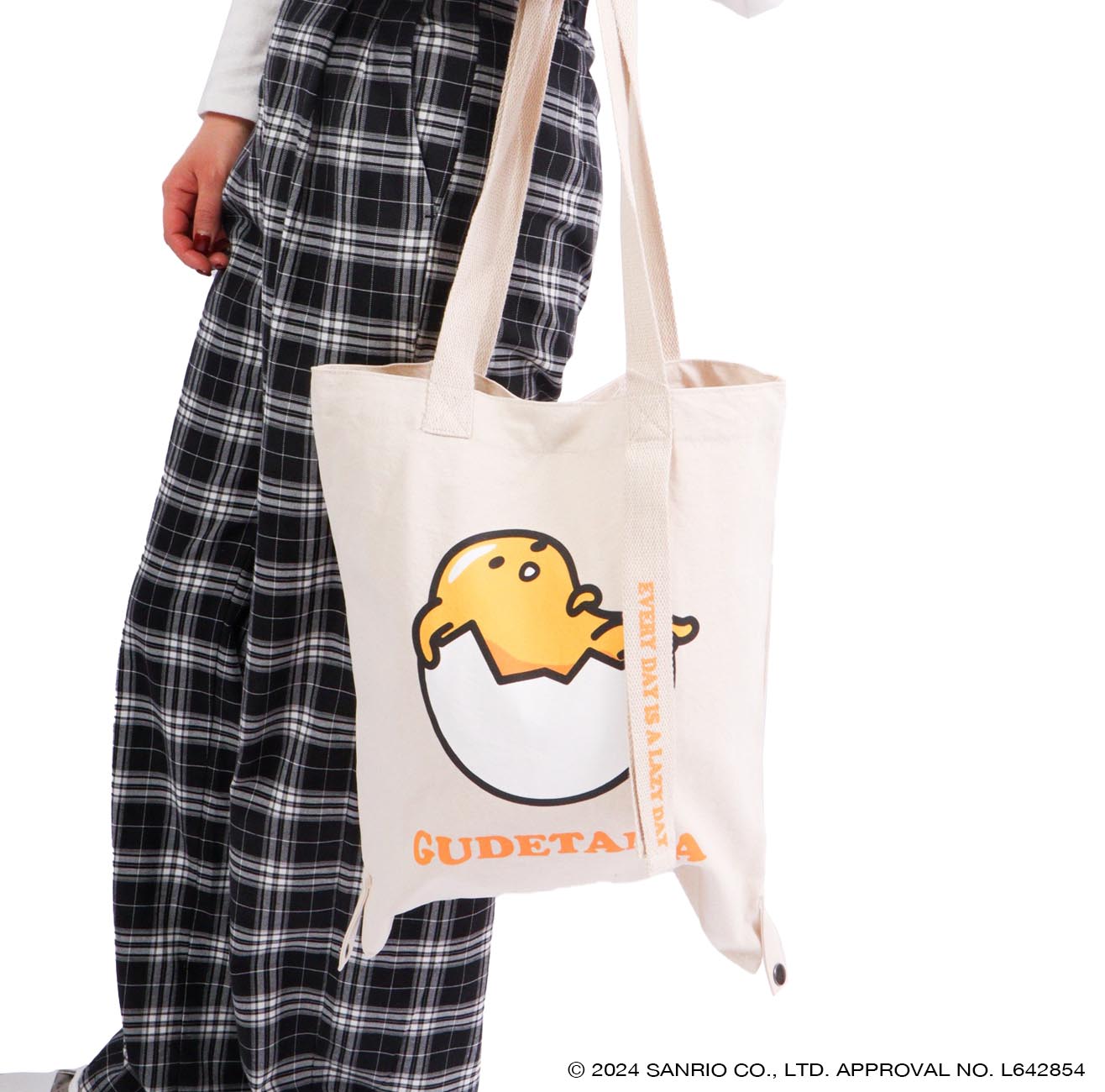 ぐでたま トート バケット バッグ 2WAY お買い物袋 エコバッグ グッズ サンリオ キャラクターズ gd-1000