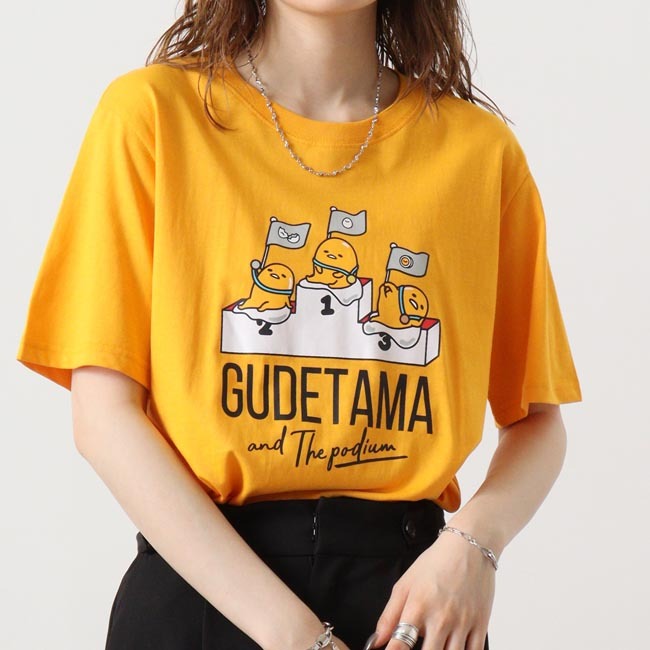 ぐでたま Tシャツ 半袖 プリント サンリオ キャラクターズ メンズ レディース gd1142-203