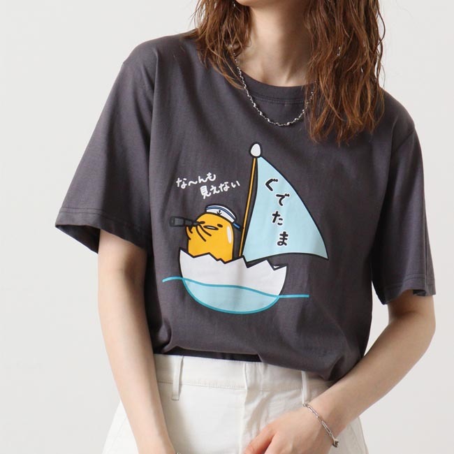 ぐでたま Tシャツ 半袖 プリント サンリオ キャラクターズ メンズ レディース gd1142-203