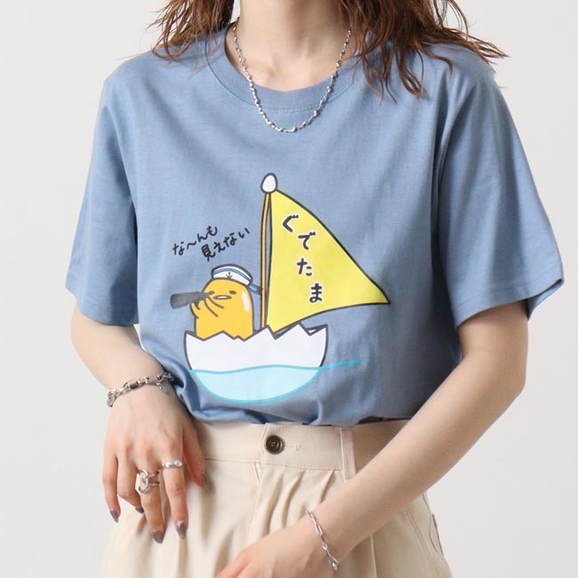 ぐでたま Tシャツ 半袖 プリント サンリオ キャラクターズ メンズ レディース gd1142-203