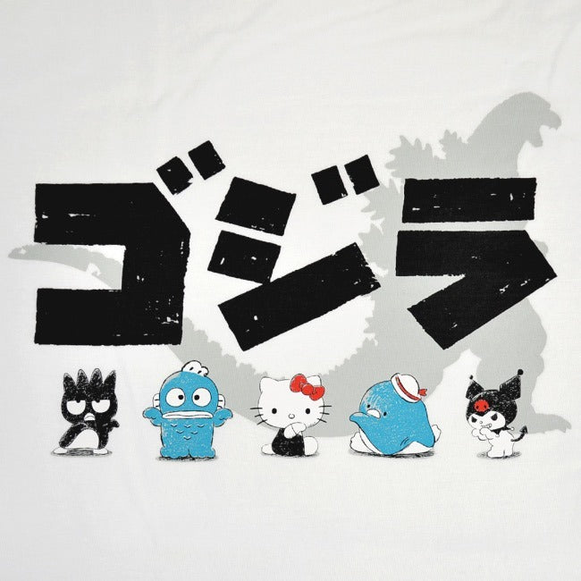 ゴジラ サンリオ キャラクターズ プリント 長袖 Tシャツ 春 秋 GODZILLA gz1243-39