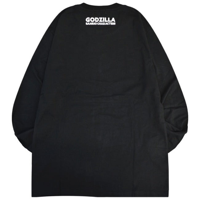 ゴジラ サンリオ キャラクターズ プリント 長袖 Tシャツ 春 秋 GODZILLA gz1243-39