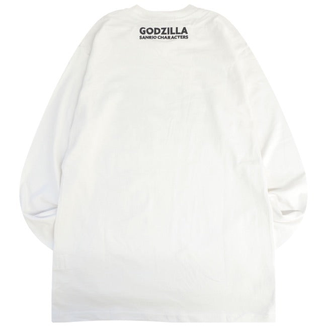 ゴジラ サンリオ キャラクターズ プリント 長袖 Tシャツ 春 秋 GODZILLA gz1243-39