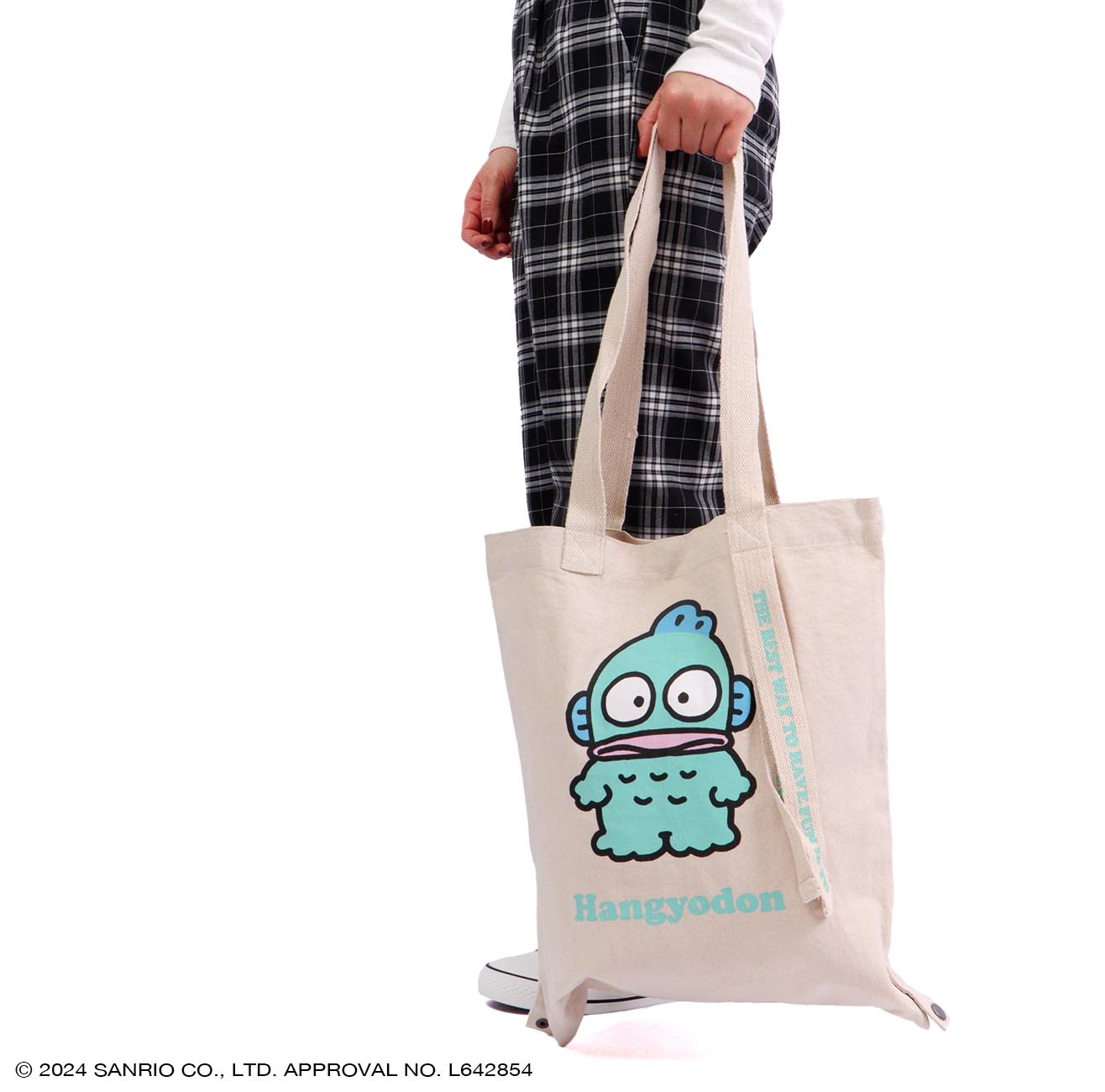 ハンギョドン トート バケット バッグ 2WAY お買い物袋 エコバッグ グッズ サンリオ キャラクターズ hg-1000