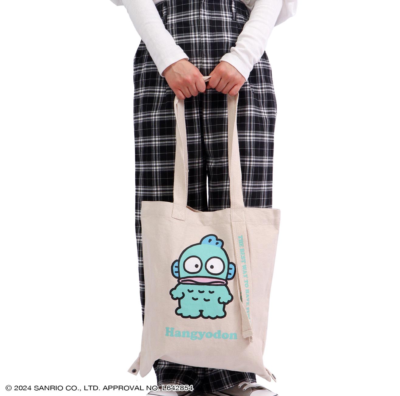 ハンギョドン トート バケット バッグ 2WAY お買い物袋 エコバッグ グッズ サンリオ キャラクターズ hg-1000