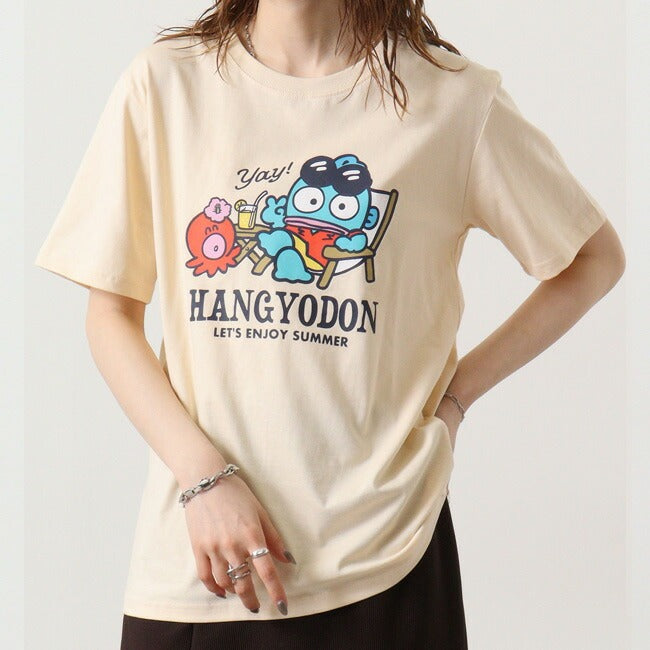 ハンギョドン Tシャツ 半袖 プリント トップス サンリオ キャラクターズ hg1142-204