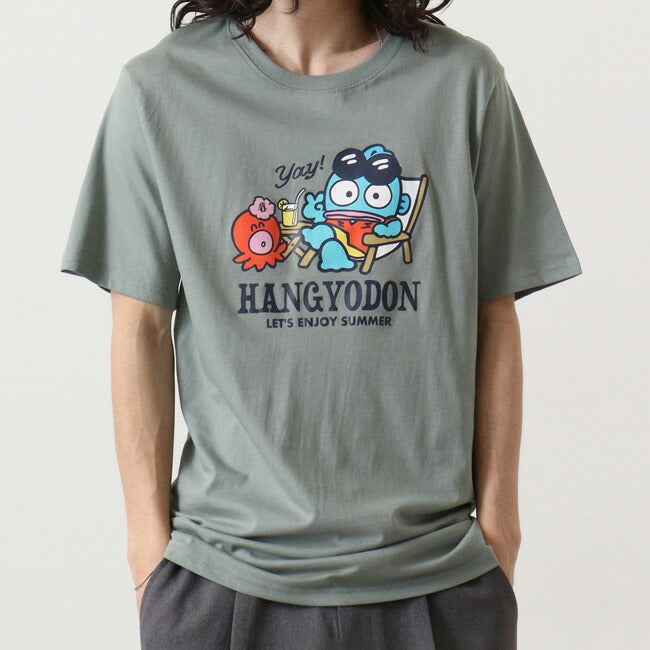 ハンギョドン Tシャツ 半袖 プリント トップス サンリオ キャラクターズ hg1142-204