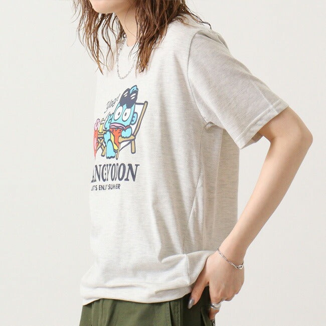 ハンギョドン Tシャツ 半袖 プリント トップス サンリオ キャラクターズ hg1142-204