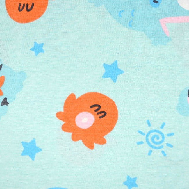 ハンギョドン Tシャツ 総柄 半袖 サンリオ キャラクターズ プリント メンズ レディース hg1142-288