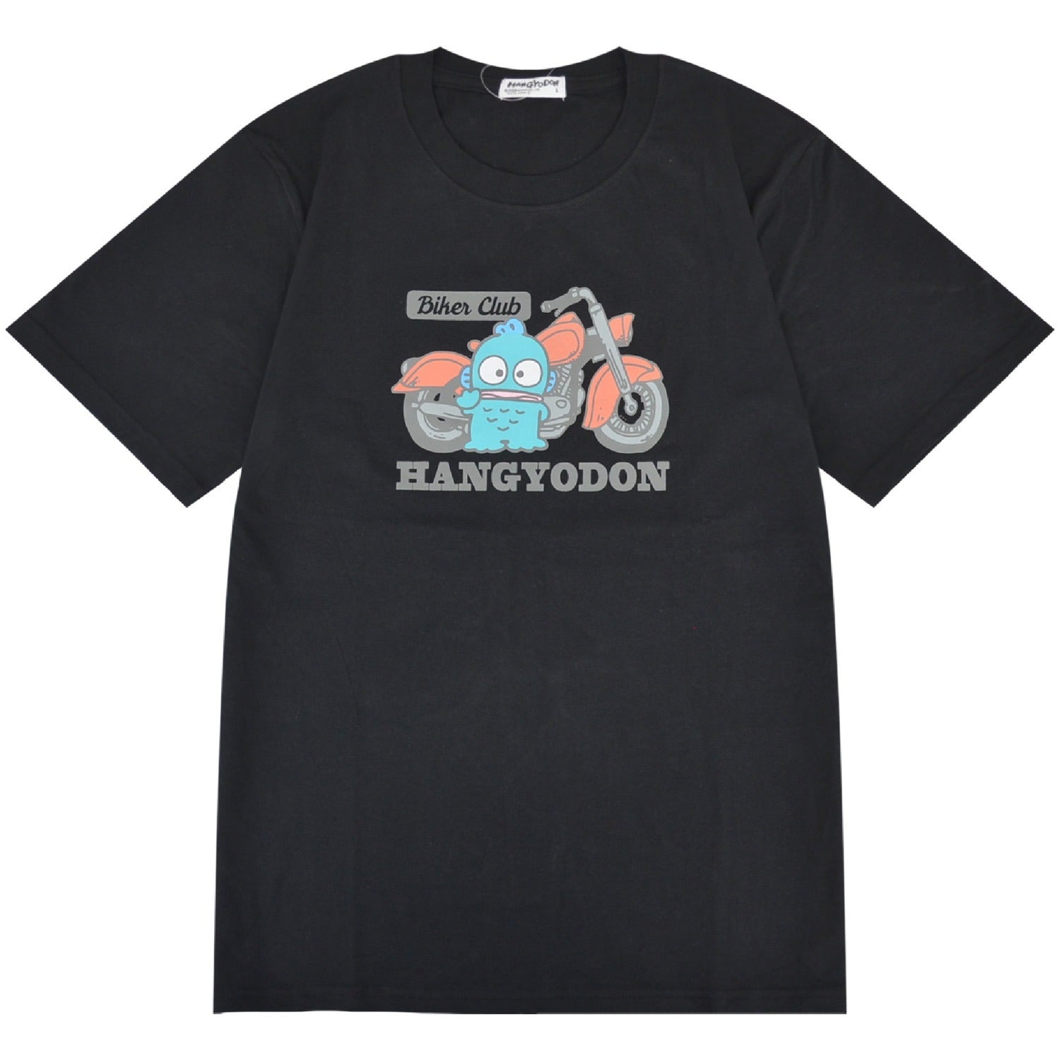 ハンギョドン 半袖 Tシャツ ワンポイント バイク 春夏 サンリオ キャラクターズ hg1152-186