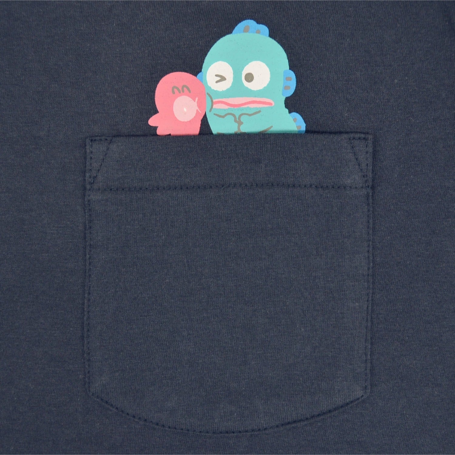 ハンギョドン 半袖 Tシャツ ワンポイント バイク 春夏 サンリオ キャラクターズ hg1152-186