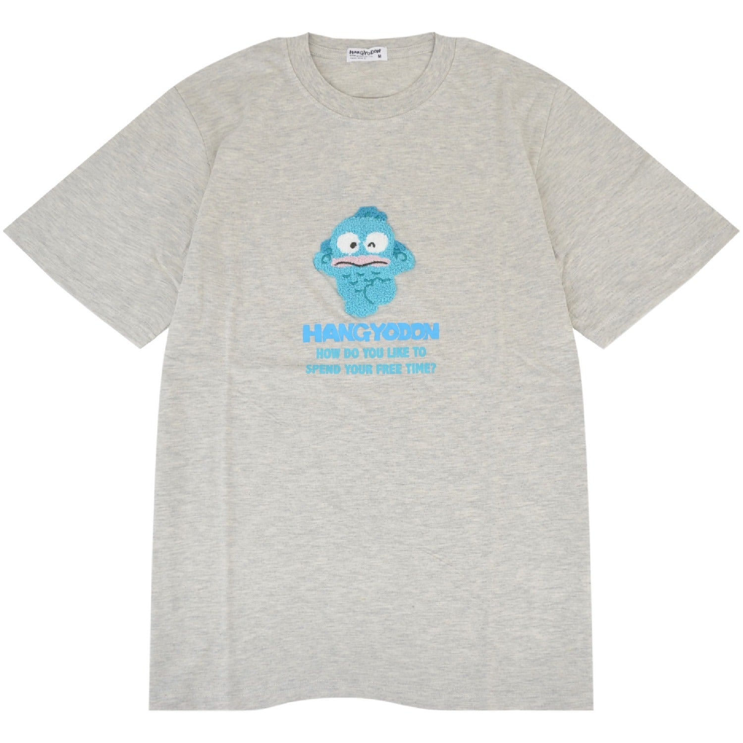 ハンギョドン Tシャツ 半袖 刺繍 プリント トップス サンリオ キャラクターズ メンズ レディース hg1152-268