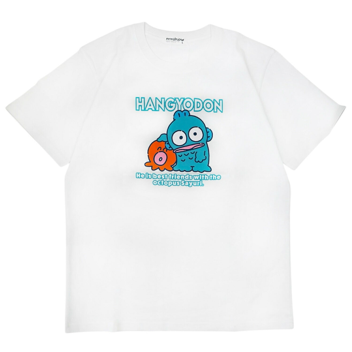 ハンギョドン 半袖 プリント Tシャツ 天竺 レディース メンズ サンリオ キャラクターズ sanrio hangyodon hg1162-47