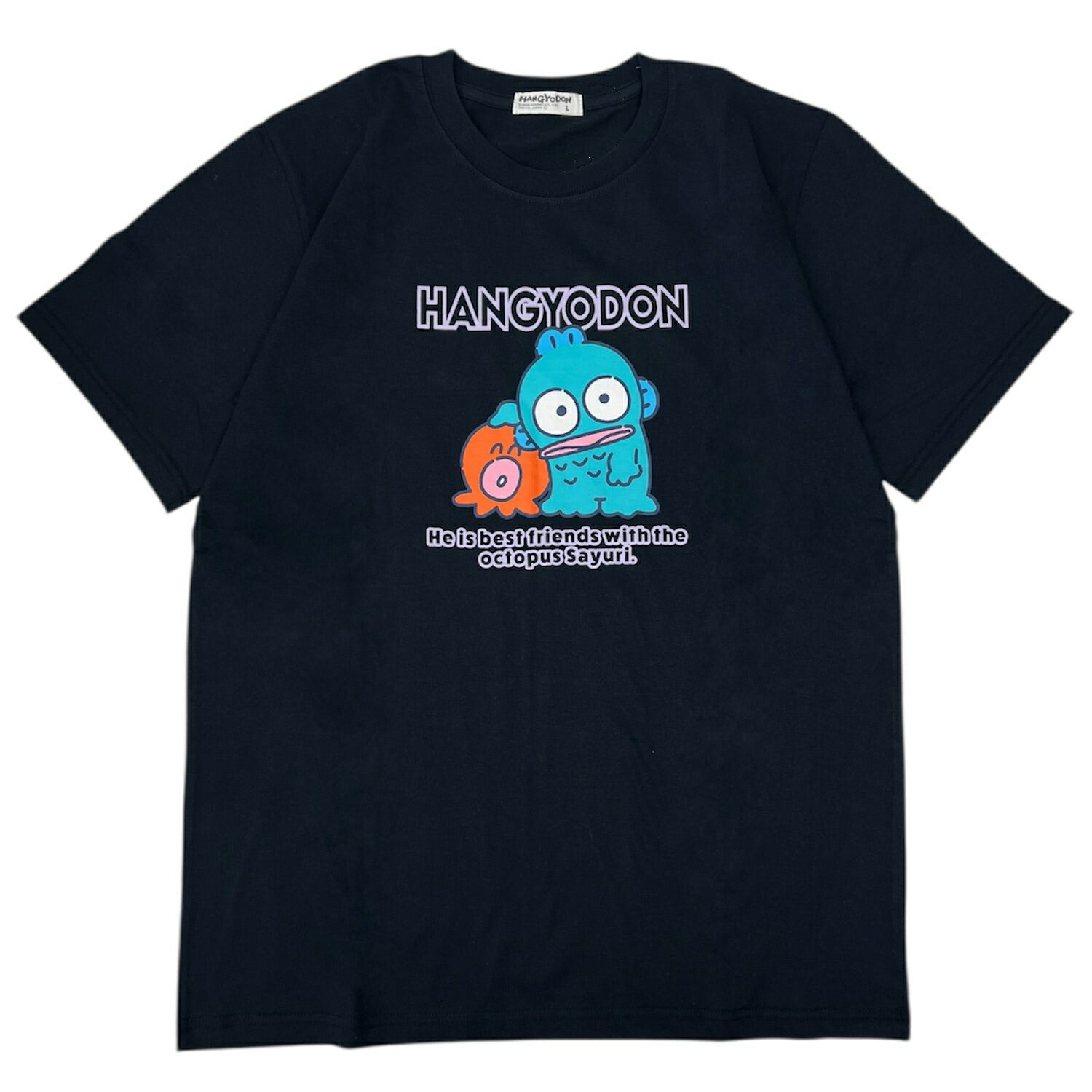 ハンギョドン 半袖 プリント Tシャツ 天竺 レディース メンズ サンリオ キャラクターズ sanrio hangyodon hg1162-47
