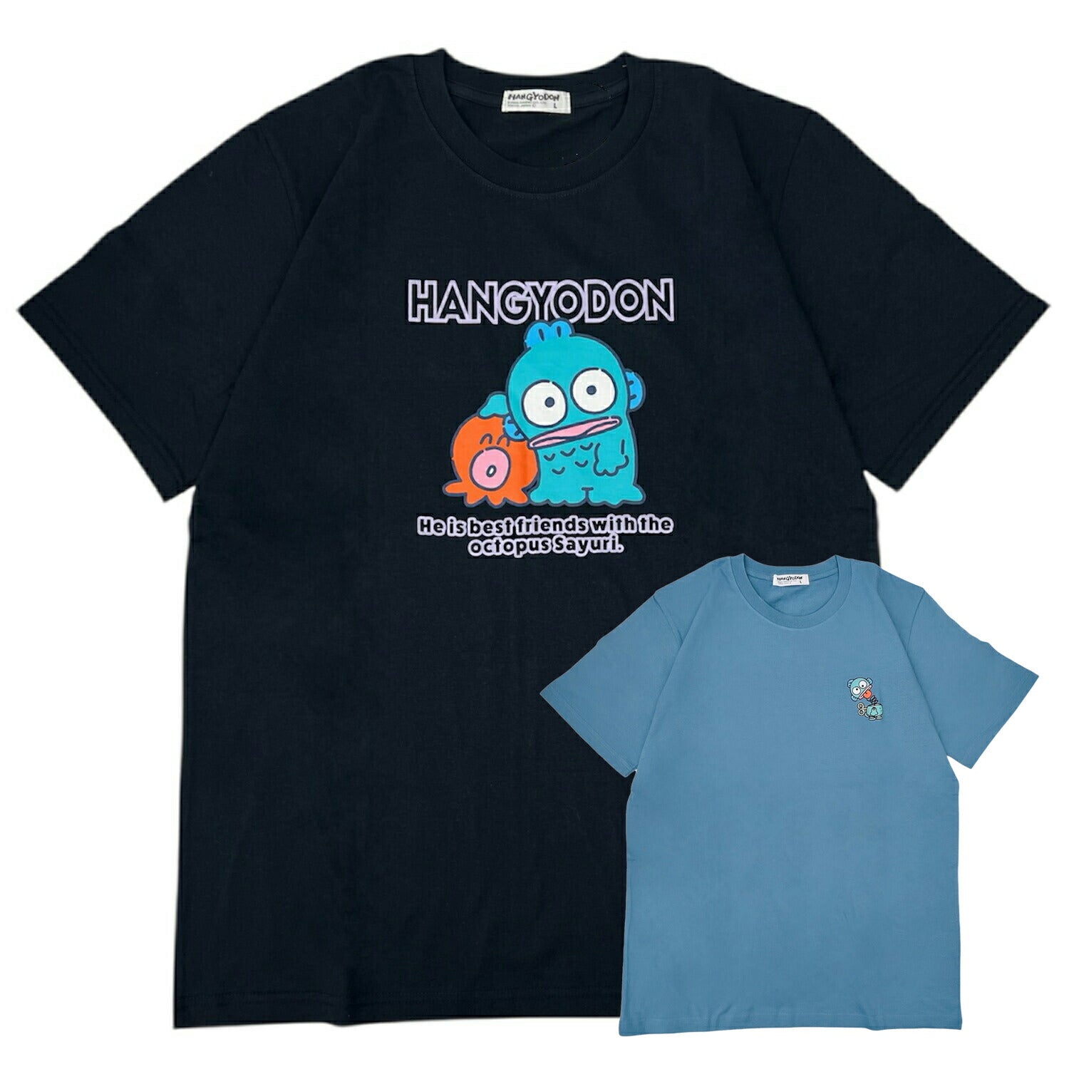 ハンギョドン 半袖 プリント Tシャツ 天竺 レディース メンズ サンリオ キャラクターズ sanrio hangyodon hg1162-47