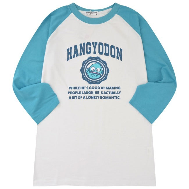 ハンギョドン Tシャツ 長袖 ロンT 七分袖 サンリオ キャラクターズ プリント ラグラン メンズ レディース hg1243-26