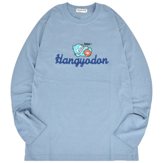 ハンギョドン Tシャツ 長袖 ロンT サンリオ キャラクターズ プリント メンズ レディース hg1243-31