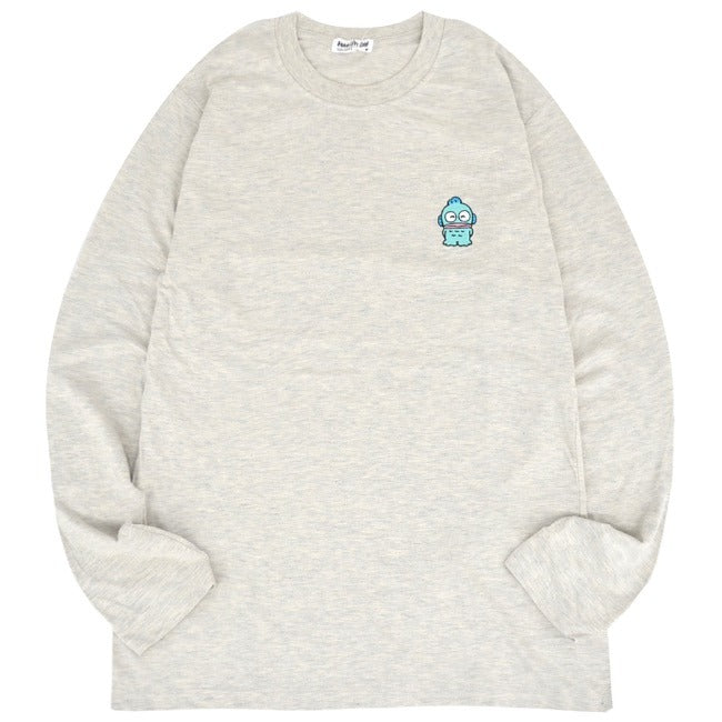 ハンギョドン Tシャツ 長袖 ロンT サンリオ キャラクターズ プリント メンズ レディース hg1243-31