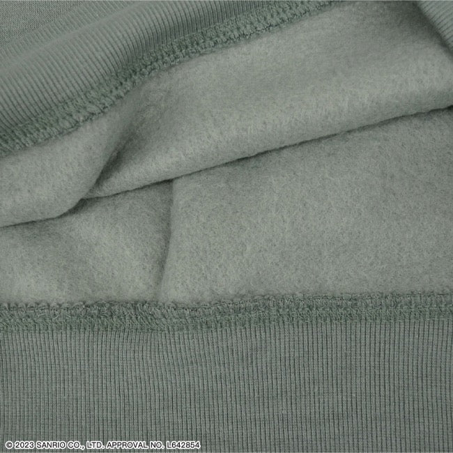 ハンギョドン 裏起毛 ビッグシルエット 刺繍 トレーナー 秋冬春 サンリオキャラクターズ hg1334-628