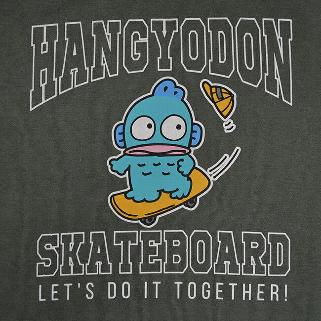 ハンギョドン トレーナー スウェット 裏起毛 サンリオ キャラクターズ プリント 刺繍 メンズ レディース hg1344-64