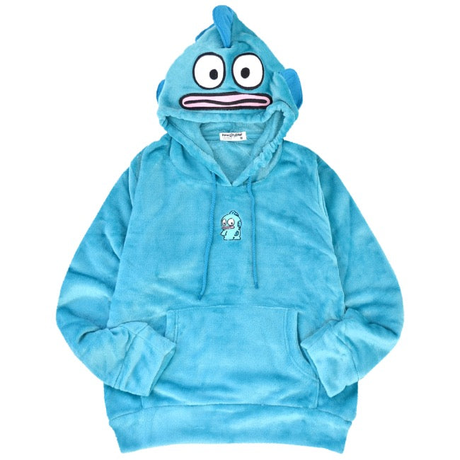 ハンギョドン パーカー もこもこ フリース なりきり サンリオ キャラクターズ メンズ レディース hg1344-83