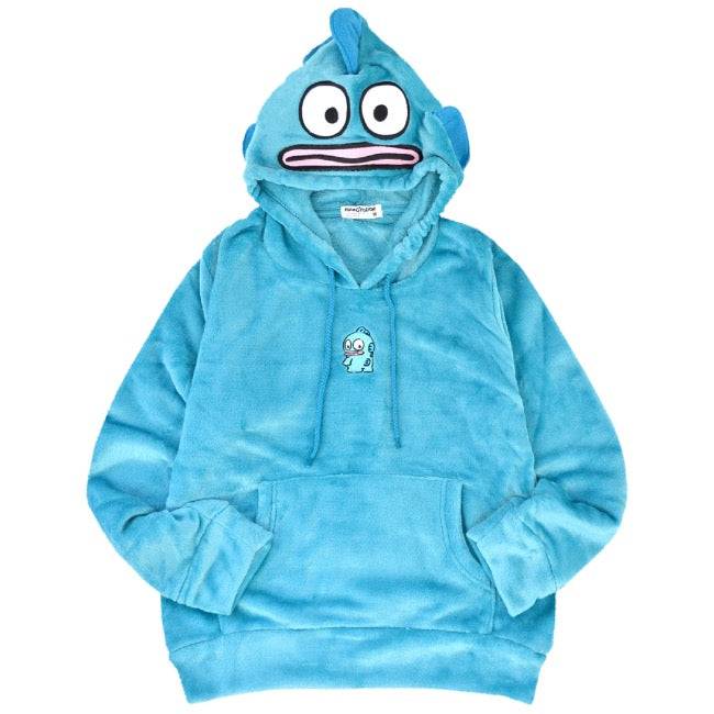 ハンギョドン パーカー もこもこ フリース なりきり サンリオ キャラクターズ メンズ レディース hg1344-83