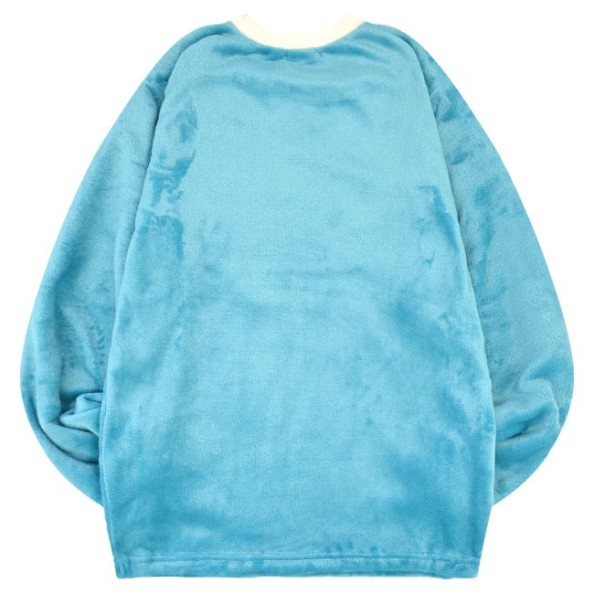 ハンギョドン トレーナー スウェット パンツ フリース セットアップ ルームウェア 部屋着 パジャマ サンリオ キャラクターズ hg1644-91