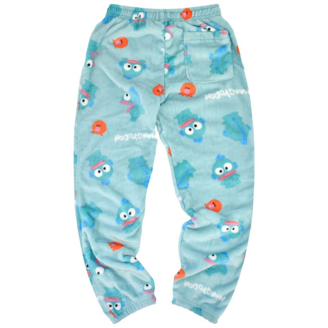 ハンギョドン トレーナー スウェット パンツ フリース セットアップ 総柄 ルームウェア 部屋着 パジャマ サンリオ キャラクターズ hg1644-97