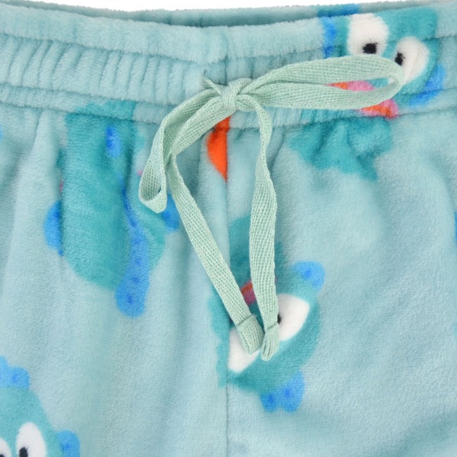 ハンギョドン トレーナー スウェット パンツ フリース セットアップ 総柄 ルームウェア 部屋着 パジャマ サンリオ キャラクターズ hg1644-97