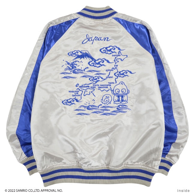 ハンギョドン スカジャン 刺繍 リバーシブル 長袖 アウター 2WAY hg1823-712