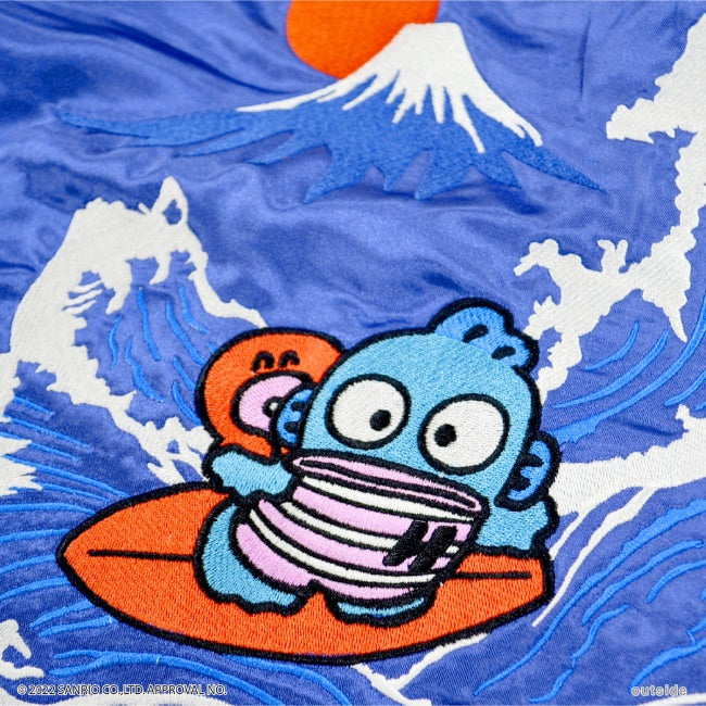 ハンギョドン スカジャン 刺繍 リバーシブル 長袖 アウター 2WAY hg1823-712