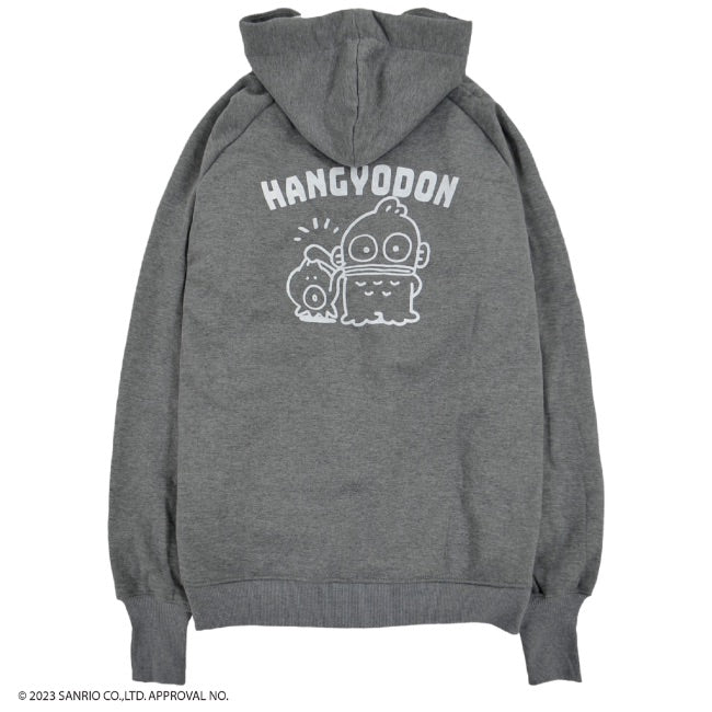 Sanrio characters ロング丈 裏ボア パーカー ハンギョドン サンリオ キャラクターズ hg1824-706