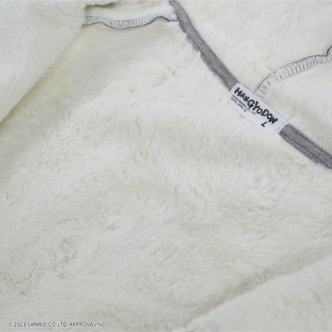 Sanrio characters ロング丈 裏ボア パーカー ハンギョドン サンリオ キャラクターズ hg1824-706