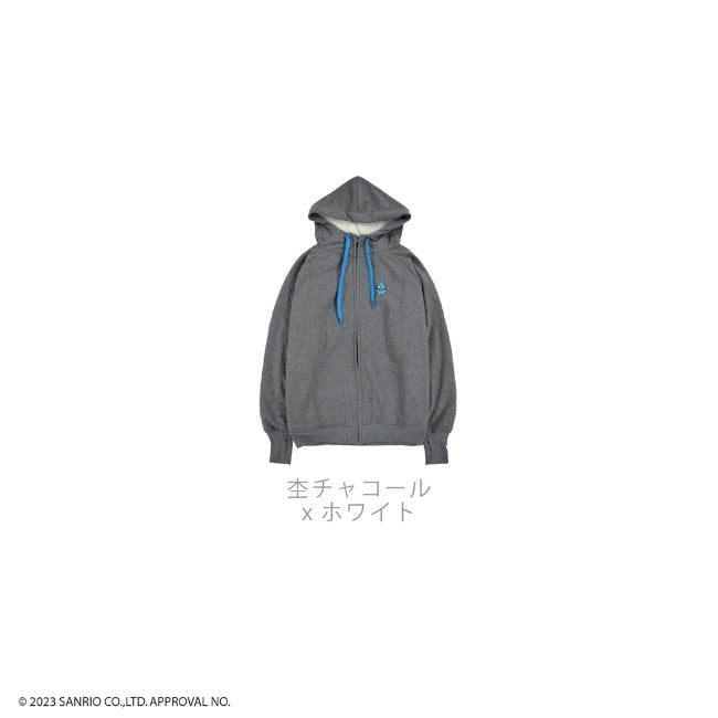 Sanrio characters ロング丈 裏ボア パーカー ハンギョドン サンリオ キャラクターズ hg1824-706