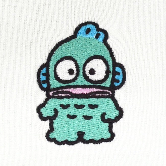 ハンギョドン Tシャツ ちびT サンリオ キャラクターズ 刺繍 レディース ショート丈 半袖 hg2142-332
