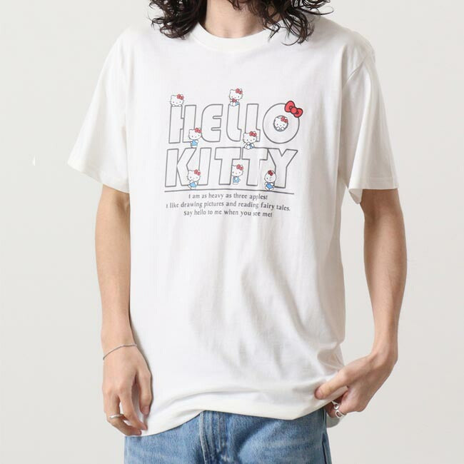 サンリオ キャラクターズ ハローキティ Tシャツ 半袖 プリント M L LL hk1142-205