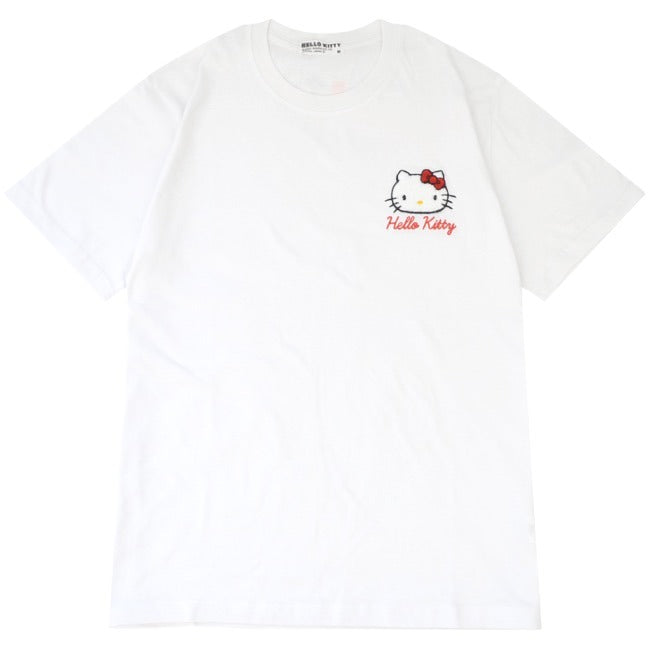 ハローキティ Tシャツ 半袖 刺繍 サンリオ キャラクターズ メンズ レディース hk1142-351