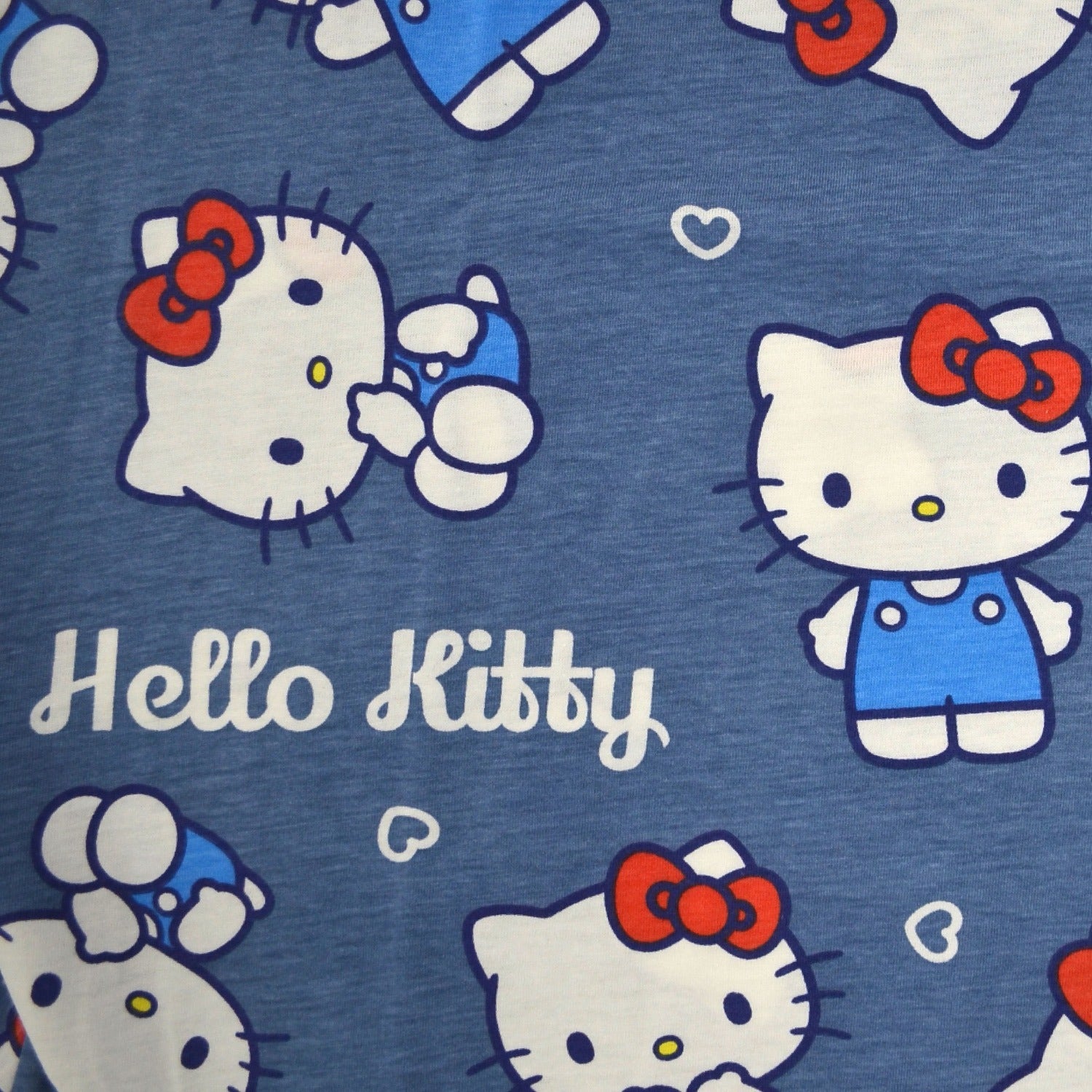 ハローキティ Tシャツ 半袖 総柄 プリント トップス サンリオ キャラクターズ メンズ レディース hk1152-243