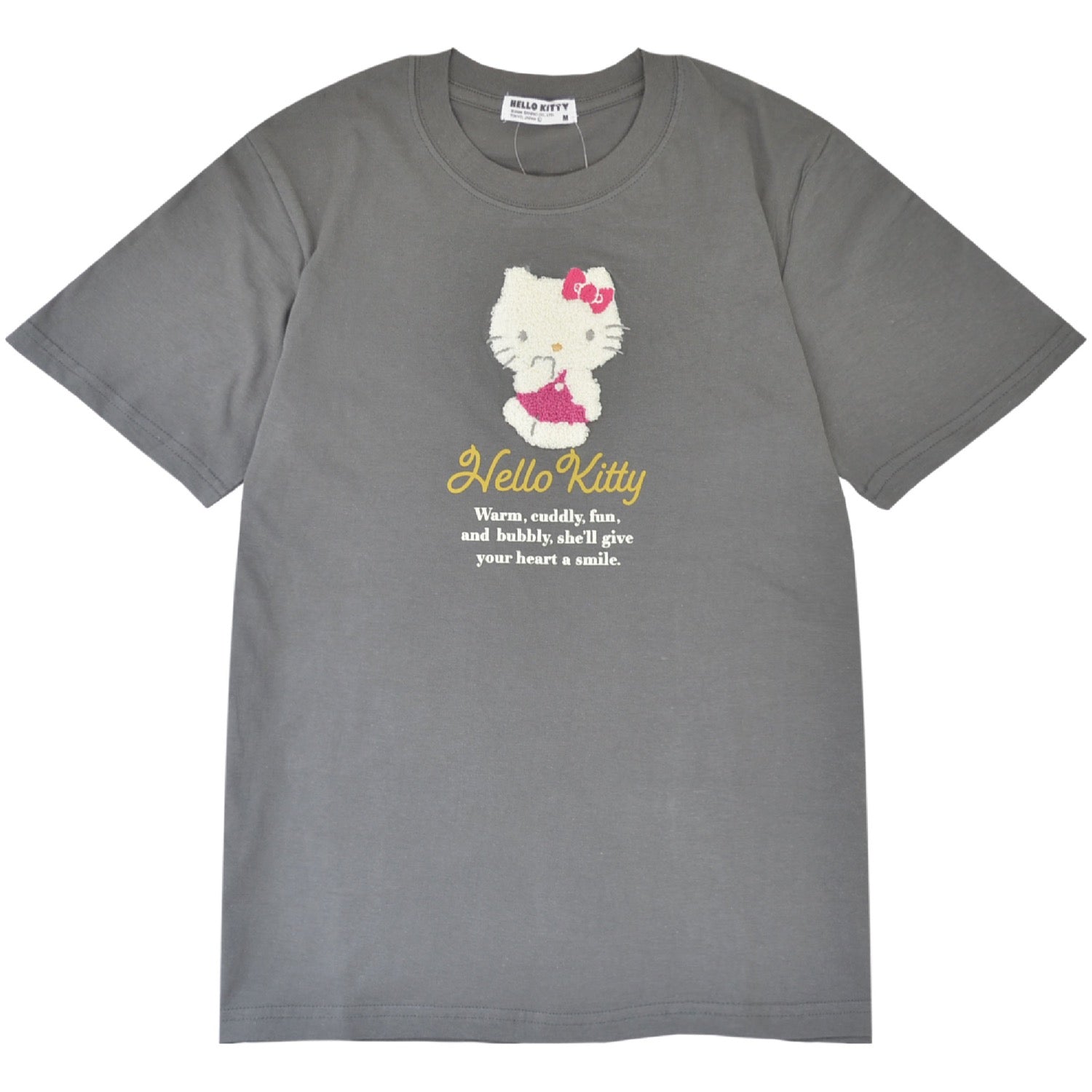 ハローキティ Tシャツ 半袖 刺繍 プリント トップス サガラ刺繍 サンリオ キャラクターズ メンズ レディース