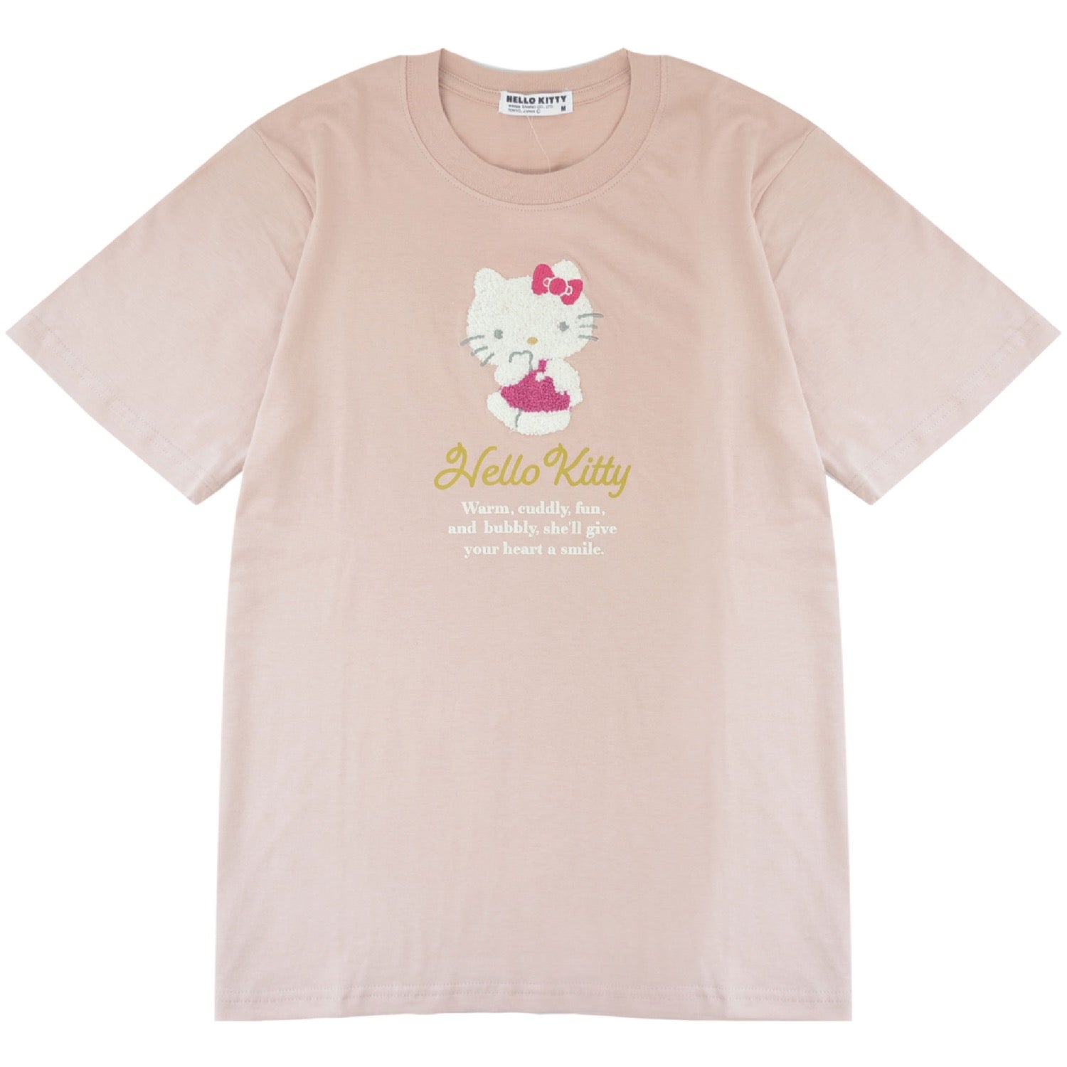 ハローキティ Tシャツ 半袖 刺繍 プリント トップス サガラ刺繍 サンリオ キャラクターズ メンズ レディース