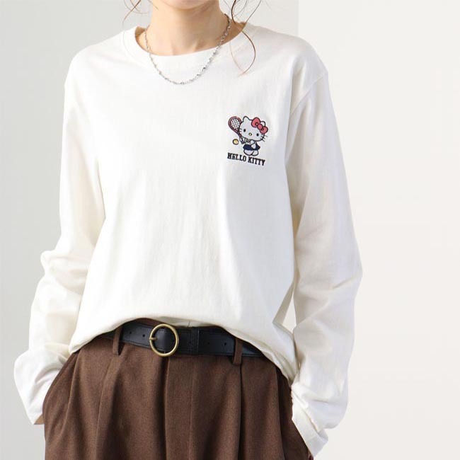 ハローキティ 長袖 Tシャツ カジュアル サンリオキャラクターズ hk1241-16