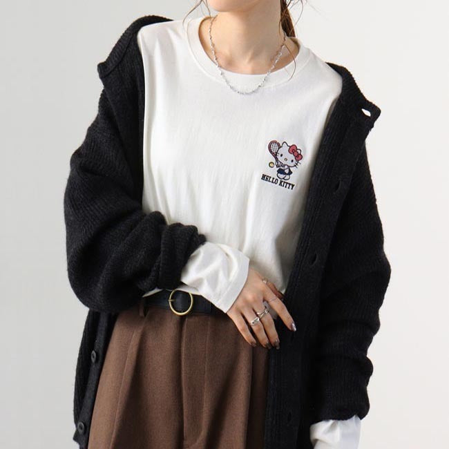 ハローキティ 長袖 Tシャツ カジュアル サンリオキャラクターズ hk1241-16