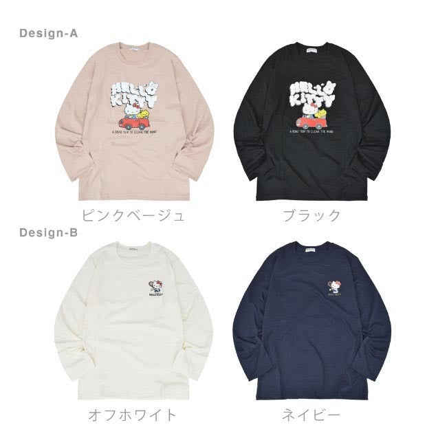 ハローキティ 長袖 Tシャツ カジュアル サンリオキャラクターズ hk1241-16