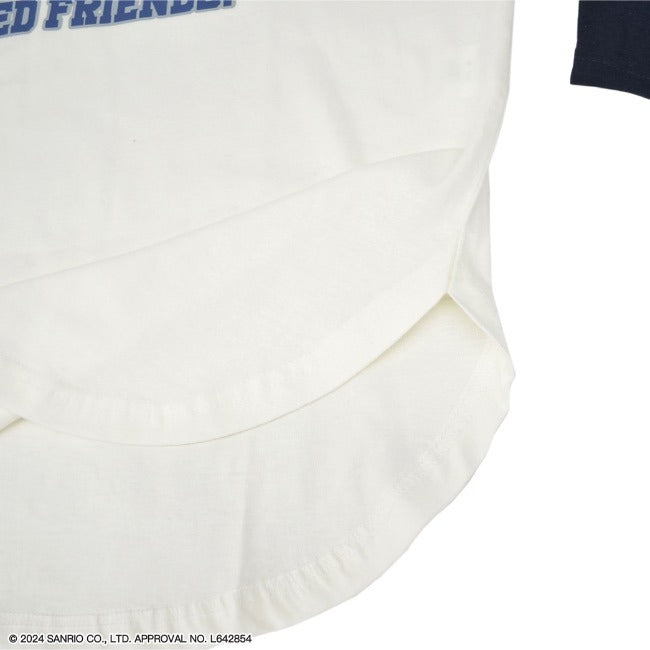 ハローキティ 長袖 Tシャツ ラグラン サンリオ キャラクターズ レッド 赤 hk1241-28