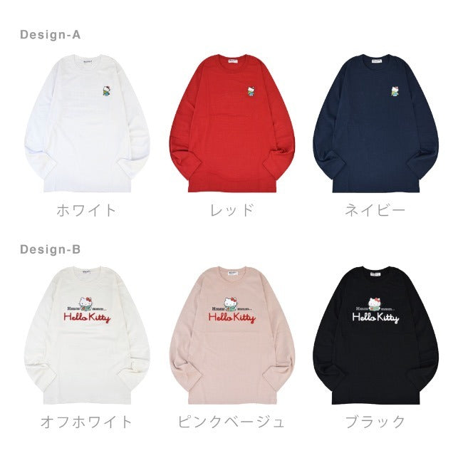 ハローキティ Tシャツ 長袖 ロンT サンリオ キャラクターズ プリント メンズ レディース hk1243-29