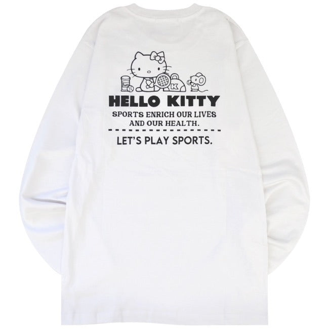 ハローキティ Tシャツ 長袖 ロンT サンリオ キャラクターズ プリント メンズ レディース hk1243-29