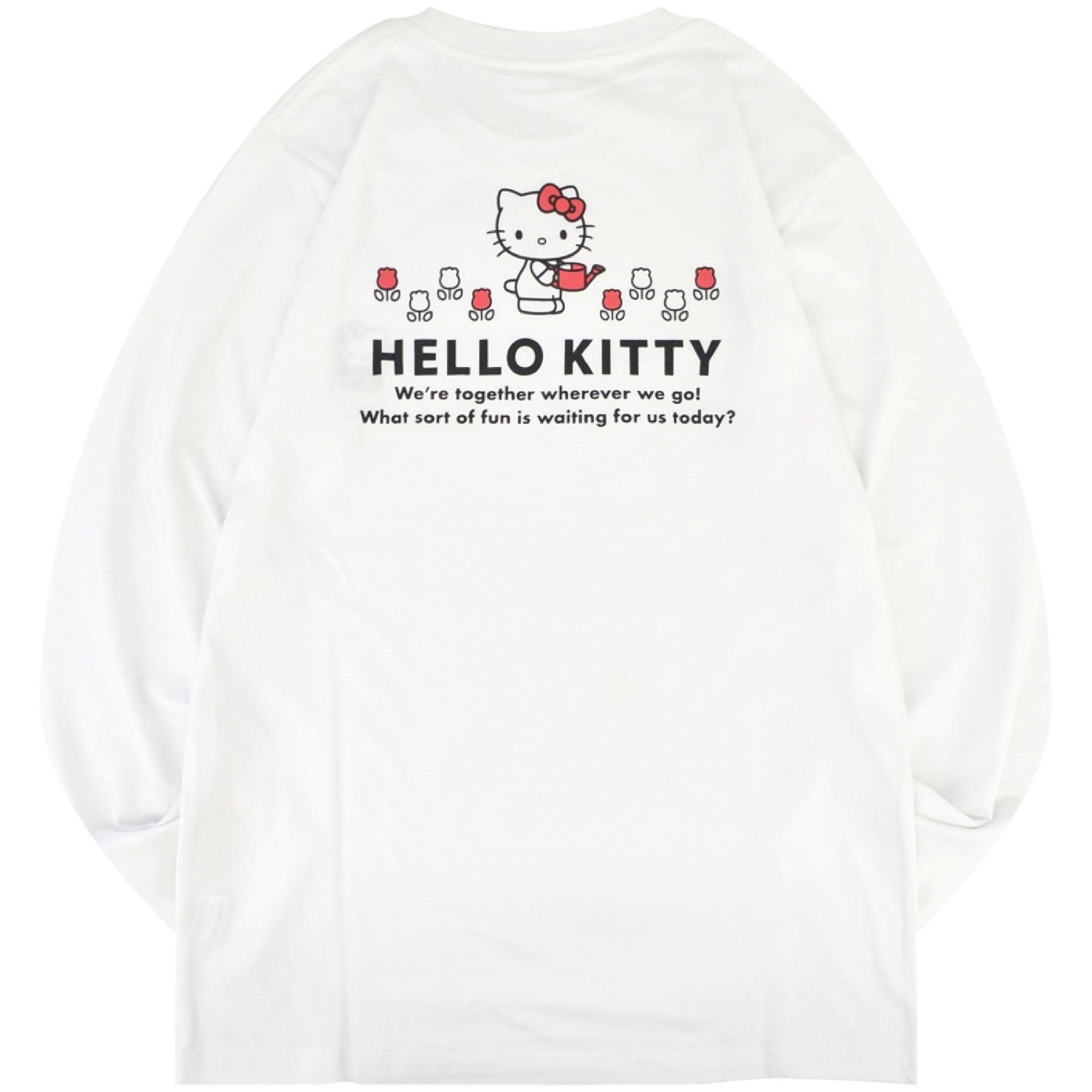 ハローキティ ロンT 長袖 Tシャツ サンリオキャラクターズ プリント 春 秋 hk1251-08