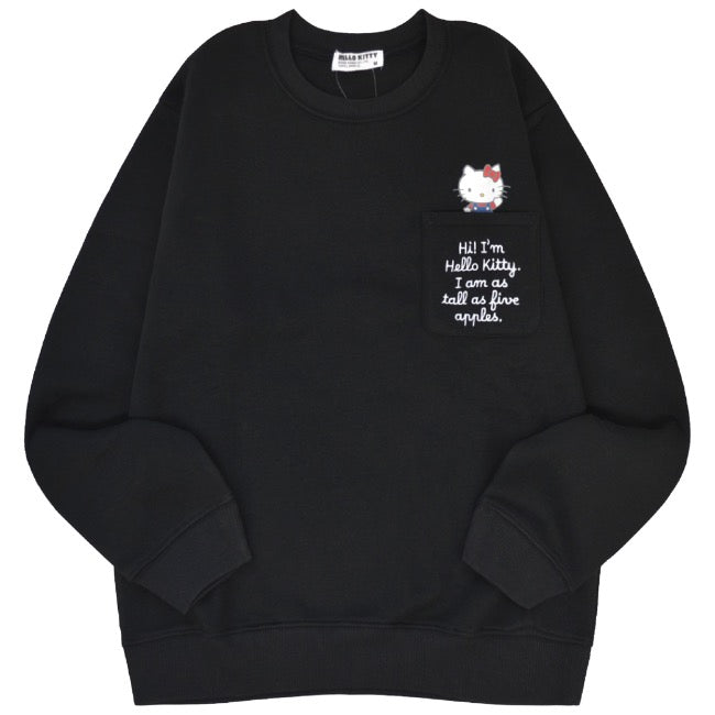 ハローキティ トレーナー スウェット 裏起毛 サンリオ キャラクターズ プリント 刺繍 メンズ レディース hk1344-63