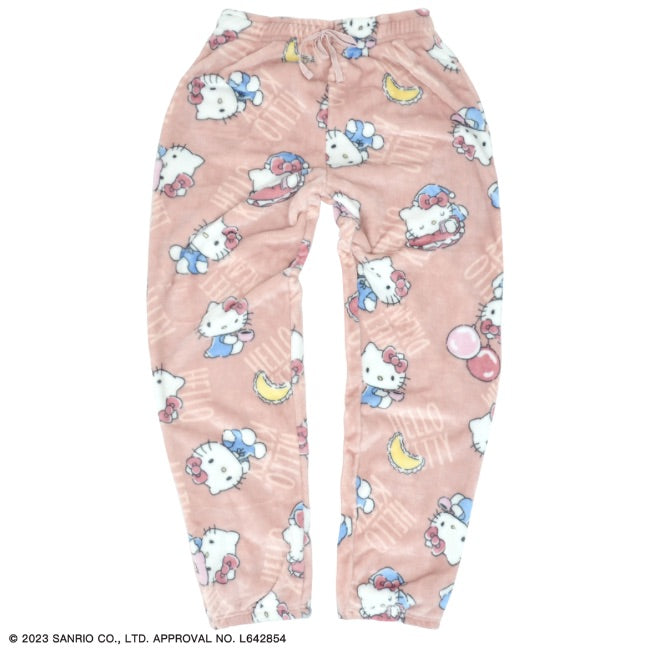 ハローキティ サンリオ キャラクターズ トップス ボトムス セット 長袖 パンツ ボア フリース hk1634-590